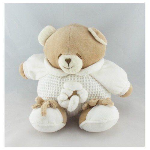 Doudou ours beige - , blanc