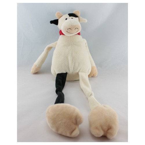Doudou vache blanc - , noir