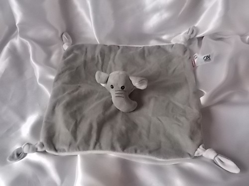 Doudou éléphant gris